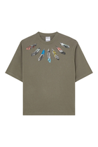 Feather Collar T-Shirt